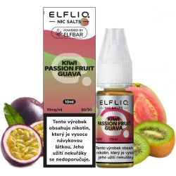 Liquid ELFLIQ Nic SALT Kiwi Passion Fruit Guava 10ml